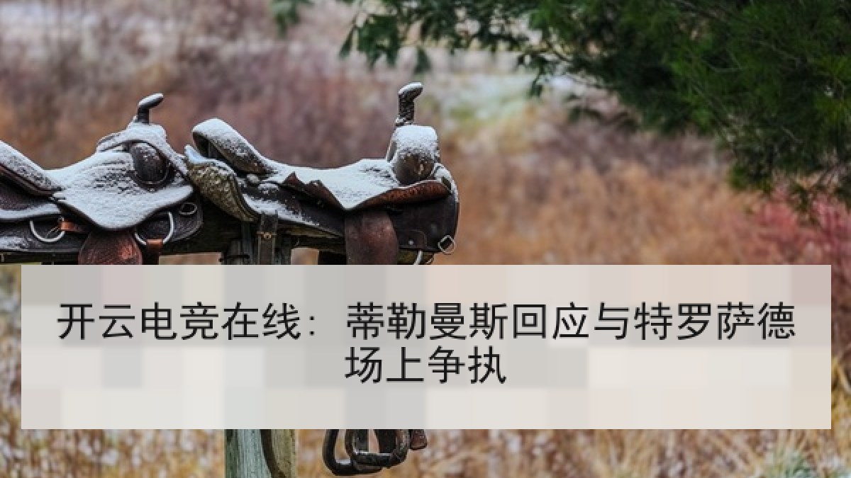 开云电竞在线: 蒂勒曼斯回应与特罗萨德场上争执 开云电竞在线: 蒂勒曼斯回应与特罗萨德场上争执